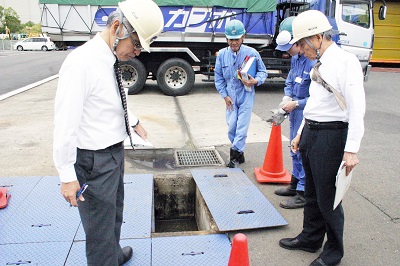 油水分離槽のチェック